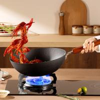 炊大皇（COOKER KING） TY32CG 铁焱炒锅 锅具 32cm 黑色（单位：个）