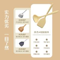 拜杰（BAIJIE）HY-111迷你硅胶锅铲汤勺小号套装炒菜铲子婴儿辅食工具全套小锅铲 2件套（单位：套）