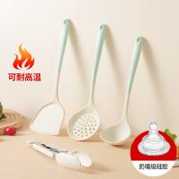 拜格（BAYCO） BC4769 硅胶锅铲 32.5*10.3cm（单位：个） 奶白绿