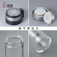 希诺 单层玻璃杯 XN-6076 695ml (单位:个) 黑色