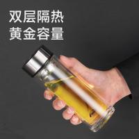 康厨亚（KANGCHUYA） KX8636-st320 加厚耐热防爆双层玻璃杯 320ml（单位：个）