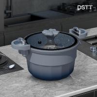 都市太太（DStt） DSLBS 蓝宝石微压料理锅 24cm (单位:个) 蓝色