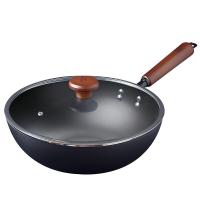 炊大皇（COOKER KING） BZ50533 二代极铁炒锅 锅具 30cm 黑色（单位：个）