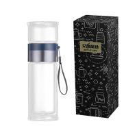 艾逸瑶选 CJ-21118 享生活茶水分离杯 茶杯300ml+茶仓140ml（单位：个）新老包装随机发货