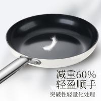 德世朗 钛陶瓷不粘煎锅 DP915-F24WH 直径24cm (单位:个) 定瓷白