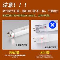 佛山照明（FSL） T8 双端供电长条格栅日光灯管 0.9米 30W 6500K（单位：个）白光