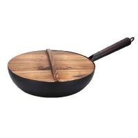 佰适图（Bustard） SMAQ-BSTG202001-32老式锻打铁锅 32cm（单位：个）