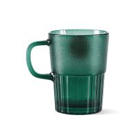 星巴克（STARBUCKS） 11128255 女神铭牌玻璃杯 400ml（单位：个）墨绿色