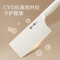 张小泉（Zhang Xiao Quan） D300071 流线几何·月影刀具套装 六件套 白色（单位：套） 切片刀*1+小厨刀*1+斩骨刀*1+水果刀*1+刀座*1+厨房剪*1