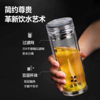 璞莉丝 PLS561-2 双层玻璃杯  水晶系列 300ml （单位：个)颜色随机发