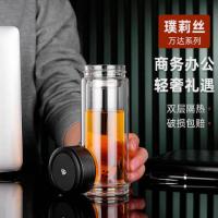 璞莉丝 PLS5140 双层玻璃杯  万达系列 320ml（单位：个)  颜色随机发