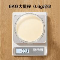 京东京造 pj049-jz 电子厨房秤 高精度0.1g/6kg充电款 14*12.5cm（单位：台）
