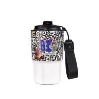 京东京造 BF23B101保温杯 MR.DOODLE艺术家联名男女士儿童咖啡水杯子 460ML（单位：个）黑白色