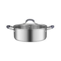 京东京造 JD28QT-1 加厚家用汤锅专用锅304不锈钢清汤锅 内径28cm（单位：个）