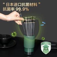 京东京造 JZ-KED094筷子套装家用合金餐具食品级PPS 抗菌健康 筷子*12  12双装(单位:盒)