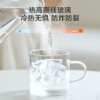 京东京造 YC23159 品茗杯饮用玻璃水杯高颜值杯子茶杯咖啡杯牛奶杯六只装100ml（单位：套）