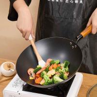 张小泉（Zhang Xiao Quan） C32920200 家味圆底铁锅(有盖) 32cm (单位: 个)