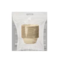 京东京造 一次性碗盘餐盘餐具 食品级可降解甘蔗浆纸碗500ml*50只（单位：套）