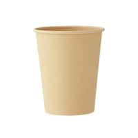 京东京造 一次性纯萃纸杯 竹纤维本色原纸水杯260ml*52只/组 （单位：组）原色
