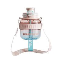 吨吨（BOTTLED JOY） 顿顿水壶墩墩桶 塑料杯 0.6L 漫粉蓝（单位：个）