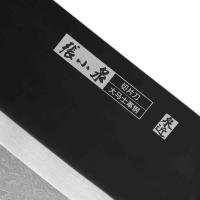 张小泉（Zhang Xiao Quan） D100421 大马士革切片刀 刀具 31*9cm 曜石黑（单位：把）新旧商标随机发货