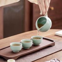 八方礼 BFL2024-15 好事将发生茶具套装 11件套 绿色（单位：套）配置：茶壶210ml*1、茶海*1、茶叶罐*1、茶杯40ml*6、茶漏*1、茶托*1