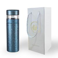 贝格帝 BGD-CFB04 纯钛茶水分离保温杯 400ml（单位：个）