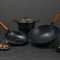 張小泉（Zhang Xiao Quan） C32410100 韵味锅具三件套 炒锅32cm+煎锅24cm+汤锅22cm (单位: 套)