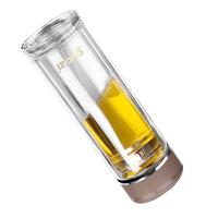 果兹（GUOZI）GZ-S59星辰商务双层玻璃保温杯350ml （单位：个）咖色
