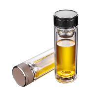 果兹（GUOZI）GZ-S59星辰商务双层玻璃保温杯350ml （单位：个）咖色