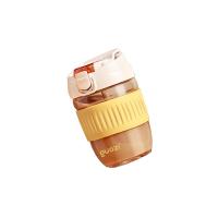 果兹（GUOZI）GZ-J013双饮口玻璃咖啡杯350ml（单位：个）柠檬黄