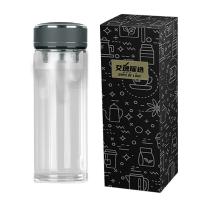 艾逸瑶选CJ-21117 臻尚双层玻璃杯  380ML （单位：个） 新老包装随机发货