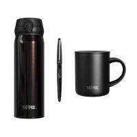 膳魔师 Y-D014B 知进套装 保温杯500ml+把手杯350ml+笔13.6cm（单位：套）