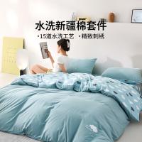 LOVO  特丽斯水洗棉四件套 床单：260*241*1  枕套：48*74*2  被罩：220*240cm*1 （单位：套）