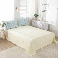 多喜爱（Dohia） 棉锦年华 40S全棉印花床品套件 被套203*229cm*1+床单245*230cm*1+枕套74*48cm*2 四件套203*229cm 天蓝色（单位：套)