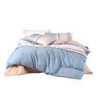罗莱家纺（LUOLAI） 拾光信笺全棉四件套 被套200*230cm*1 床单230*240cm*1 枕套48*74cm*2（单位：套）