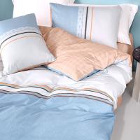 罗莱家纺（LUOLAI） 拾光信笺全棉四件套 被套200*230cm*1 床单230*240cm*1 枕套48*74cm*2（单位：套）