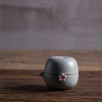 万仟堂 梅花客 茶具套装 茶壶*1+茶杯*1 150ml 绿色（单位：套）