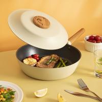 三禾（SANHO） LJ28T8  煎蛋煎饼多功能煎锅 28cm  （单位：个）白