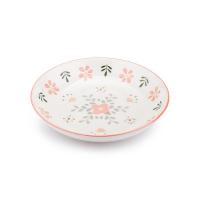 菲米生活（PHMI） FM-TC22811 陶瓷餐具套装 鱼盘12寸*1 盘7英寸*4 碗4.5英寸*4 勺子*4 沐里花韵 (单位:套)