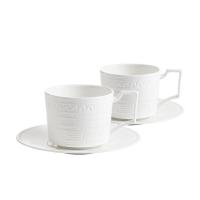 WEDGWOOD 意大利浮雕咖啡杯 茶具配件 杯220ml*2+碟15*1.5cm*2 （单位:套）