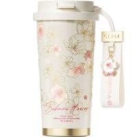 格沵（GERM） GE-24AW-B85 花语系列闪耀咖啡杯 500ml（单位：个）樱花