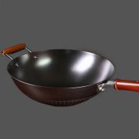 百斯克 BSK-GC250106 匠心铸铁炒锅 32cm (单位: 个) 带锅盖