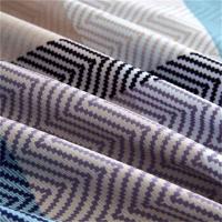 梦洁家纺 1010189092 印象几何纯棉四件套 被套200*230cm*1 床单230*245cm*1 枕套48*74cm*2 (单位: 套)