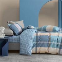 梦洁家纺 1010189092 印象几何纯棉四件套 被套200*230cm*1 床单230*245cm*1 枕套48*74cm*2 (单位: 套)