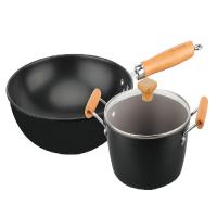 巴尔德 BT-1052 木玄铁二件套 炒锅32cm+汤锅22cm（单位：套）