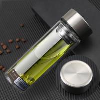 铭创知雨 PC-B2064 欣瑞双层玻璃杯 300ml（单位：个）