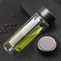 铭创知雨 PC-B2064 欣瑞双层玻璃杯 300ml（单位：个）
