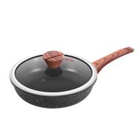 炊大皇（COOKER KING） B50120 钻石三代深煎锅 锅具 24cm 曜石黑（单位：个）
