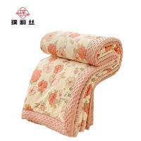 璞莉丝 PLS-B108 A类全棉豆豆绒被 180*220cm （单位：条） 颜色随机发货